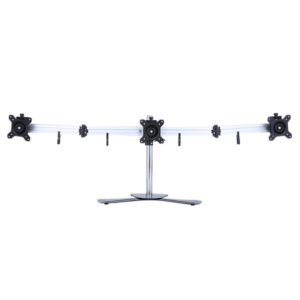 Triple Tilt LCD Monitor Mount Freestanding Desktop Stand