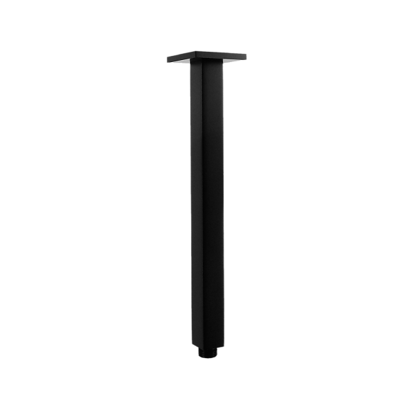 Shower Head Arm Wall Connector Electroplated Matte Black Finish