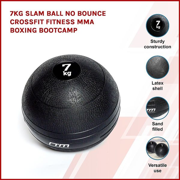 Slam Ball No Bounce Crossfit Fitness MMA Boxing BootCamp – 7 KG