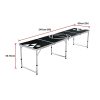 Professional 8ft Beer Pong Table Drinking Game