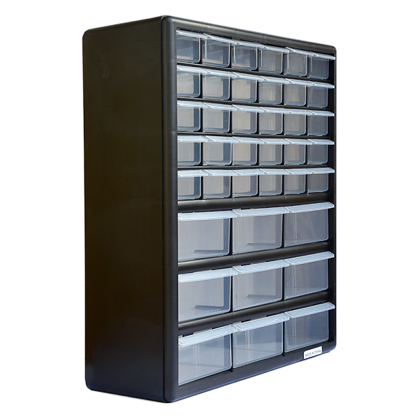 Storage Cabinet Drawers 39 Plastic Tool Box Containers Organiser Cupboard