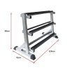 3 Tier Dumbbell Rack for Dumbbell Weights Storage