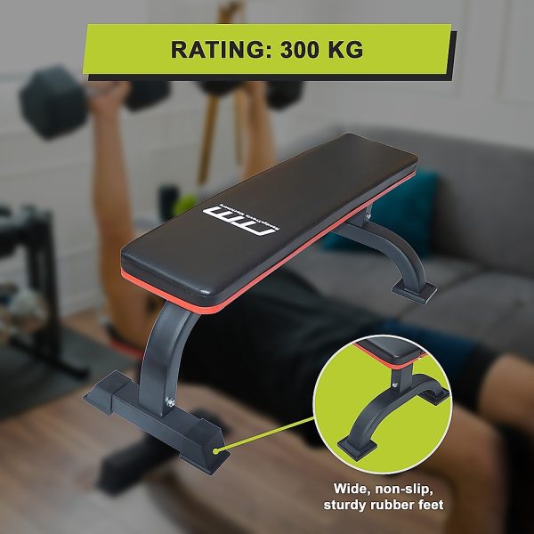 Commercial Flat Weight Lifting Bench