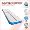 Inflatable Air Track Gym Mat Airtrack Tumbling Gymnastics Tumbling with Pump – 4 M