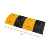 Pair of 1m Long 60T Load Rubber Speed Bump Hump Modular Speed Humps Road Hump