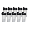 10x 700ml GYM Protein Supplement Drink Blender Mixer Shaker Shake Ball Bottle