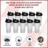 10x 700ml GYM Protein Supplement Drink Blender Mixer Shaker Shake Ball Bottle