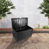 Patio Deck Box Outdoor Storage Plastic Bench Box 450 Litre