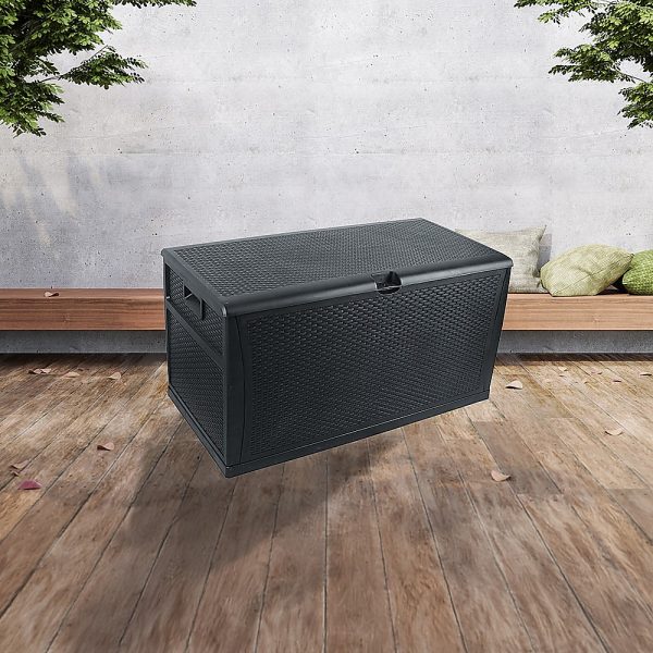 Patio Deck Box Outdoor Storage Plastic Bench Box 450 Litre