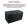 Patio Deck Box Outdoor Storage Plastic Bench Box 450 Litre