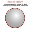 60cm Wide Angle Security Curved Convex Road Safety Mirror Traffic Driveway