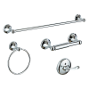 4 Piece Towel Bar Set Bath Accessories Bathroom Hardware