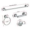 4 Piece Towel Bar Set Bath Accessories Bathroom Hardware