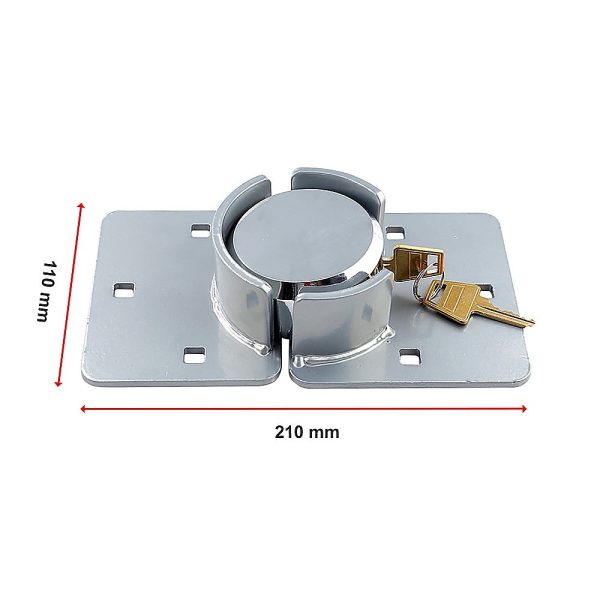 Van Door Lock With Brackets – Heavy Duty Security Vehicle Hasp Padlock