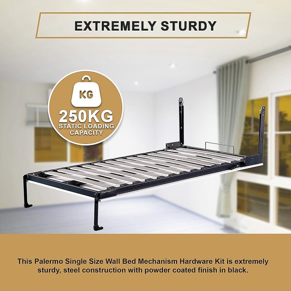 Single Size Wall Bed Mechanism Hardware Kit Diamond Edition