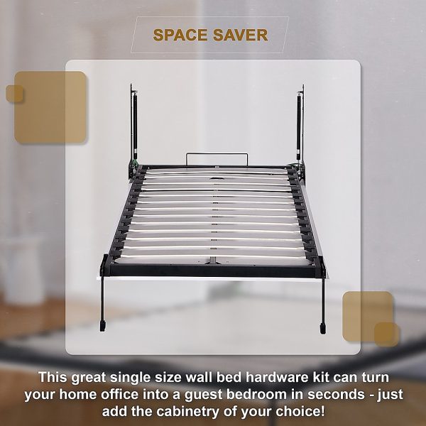 Single Size Wall Bed Mechanism Hardware Kit Diamond Edition