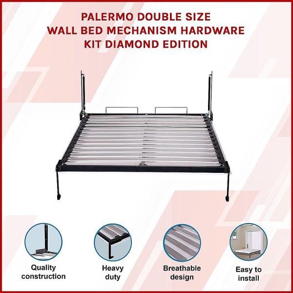 Carcoar Double Size Wall Bed Mechanism Hardware Kit Diamond Edition