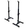 Pair of Adjustable Squat Rack Sturdy Steel Barbell Bench Press Stands GYM/HOME