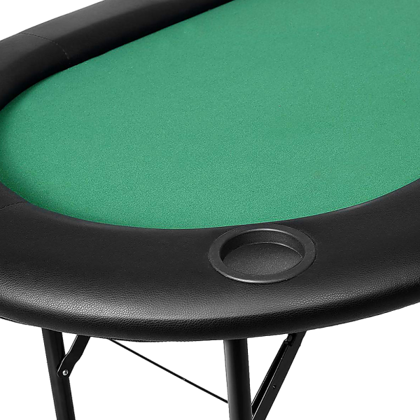 185cm 8 Player Folding Poker Blackjack Table with Cup Holder