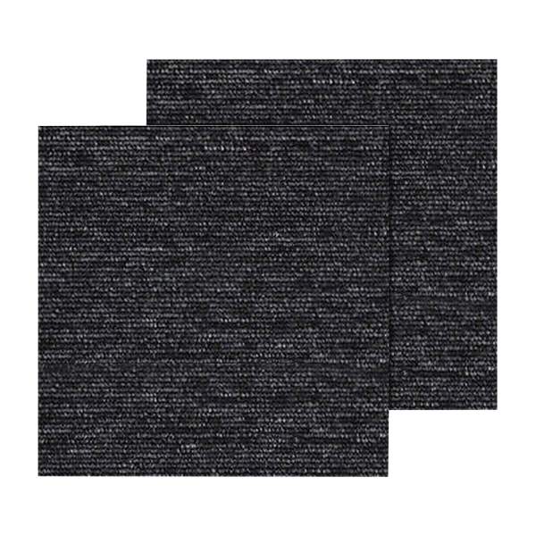 5m2 Box of Premium Carpet Tiles Commercial Domestic Office Heavy Use Flooring – Black