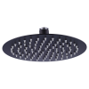 200mm Shower Head Round 304SS Electroplated – Black