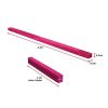 2.2m Gymnastics Folding Balance Beam Synthetic Suede – Pink