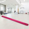 2.2m Gymnastics Folding Balance Beam Synthetic Suede – Pink