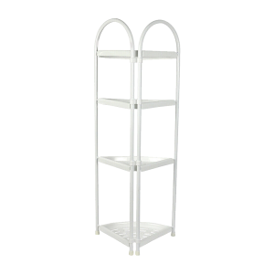 Shower Corner Shelf White Caddy Bathroom Shelves Organiser Bath Storage Rack 4