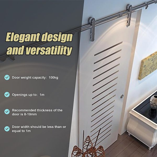 Sliding Barn Door Hardware Stainless Steel