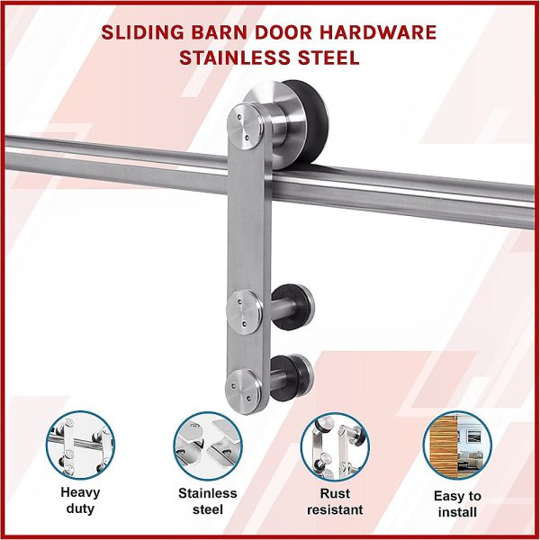 Sliding Barn Door Hardware Stainless Steel