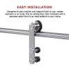 Sliding Barn Door Hardware Stainless Steel