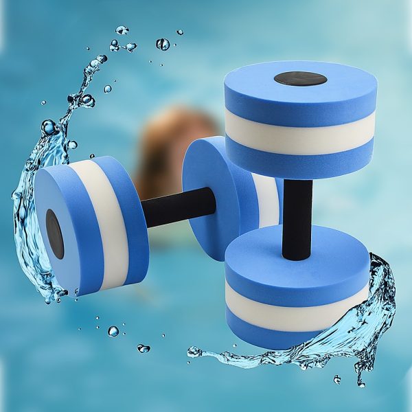 2x Water Aerobics Dumbbell EVA Aquatic Barbell Aqua Fitness