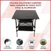 Folding Collapsible Camping Table Caravan RV Heavy Duty Steel & Aluminium