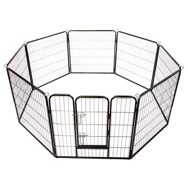 8 Panel Heavy Duty Pet Dog Playpen Puppy Exercise Fence Enclosure Cage