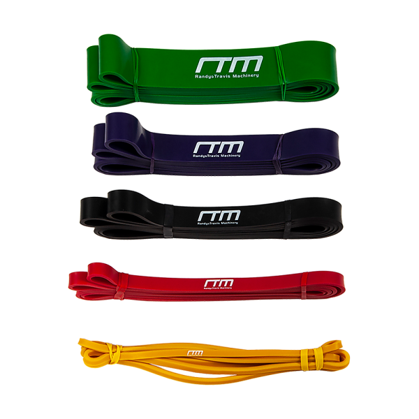 Resistance Band Loop Set of 5 Heavy Duty Gym Yoga Workout