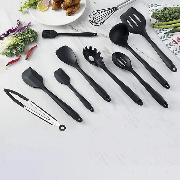 11pcs Kitchen Utensil Set Silicone Heat-Resistant Non-Stick Kitchen Utensils kit