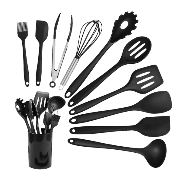 11pcs Kitchen Utensil Set Silicone Heat-Resistant Non-Stick Kitchen Utensils kit