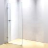 Frameless 10mm Safety Glass Shower Screen – 700 x 2100 mm, Chrome