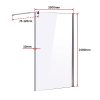 Frameless 10mm Safety Glass Shower Screen