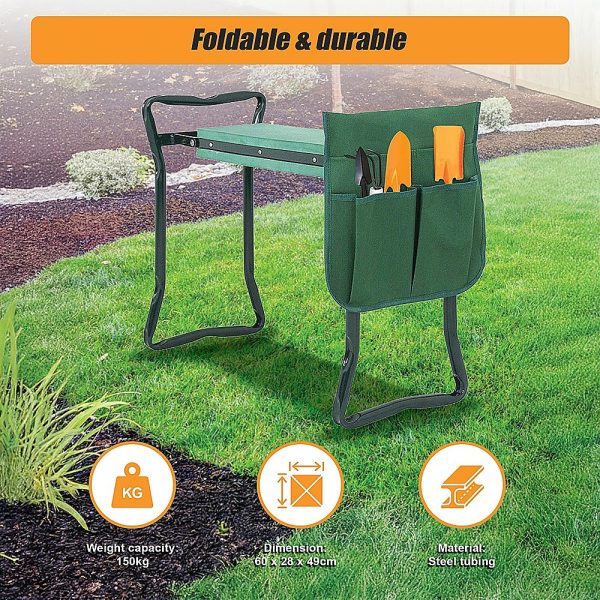 Garden Seat Folding Kneeler Bench Kneeling Soft Eva Pad