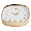 Modern Wall Clock Silent Non-Ticking Quartz Battery Operated Gold