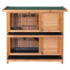 Large Rabbit Hutch with BASE Chicken Coop 2 Storey Guinea Pig Pet Cage House