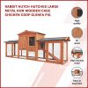 Rabbit Hutch Hutches Large Metal Run Wooden Cage Chicken Coop Guinea Pig