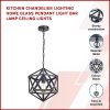 Kitchen Chandelier Lighting Home Glass Pendant Light Bar Lamp Ceiling Lights