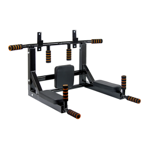 Heavy Duty Wall Mounted Power Station - Knee Raise - Pull Up - Chin Up -Dips Bar