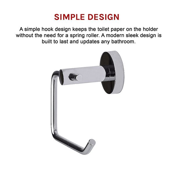 Classic Toilet Paper Holder Bathroom – Chrome