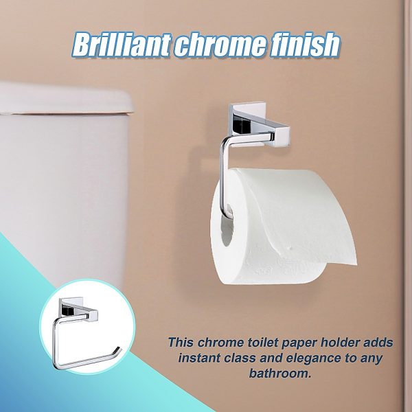 Classic Chrome Toilet Paper Holder Bathroom