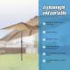 9FT Patio Umbrella Outdoor Garden Table Umbrella with 8 Sturdy Ribs