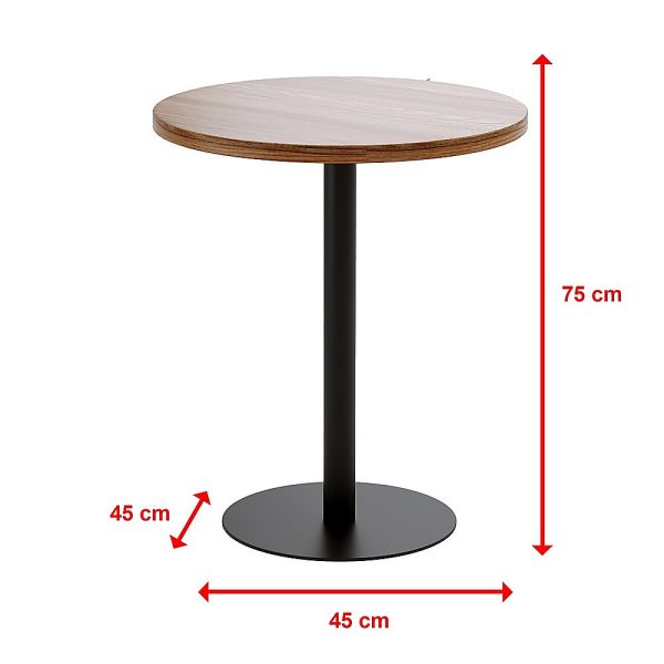 Steel 45cm Restaurant Cafe Office Table Base Leg – Round