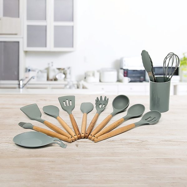 13x Kitchen Utensils for Cooking Baking Silicone Set